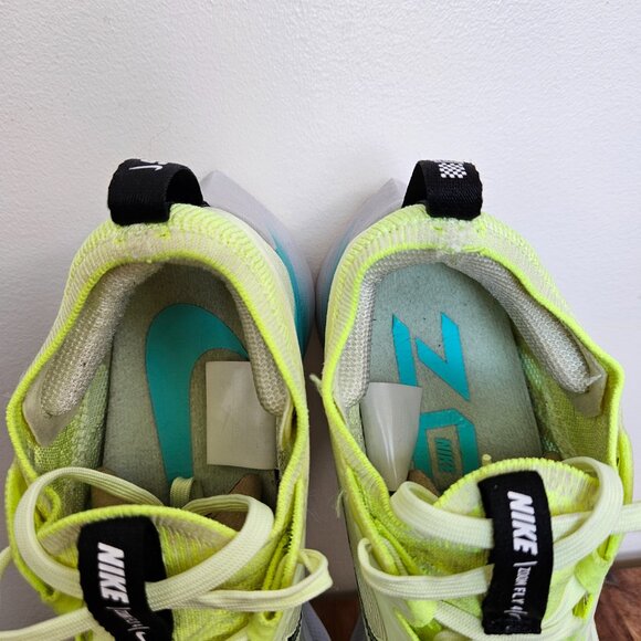 Nike Zoom Fly 4 Barely Volt Dynamic Turquoise Running Shoes Womens Size 8 Active - Picture 7 of 9